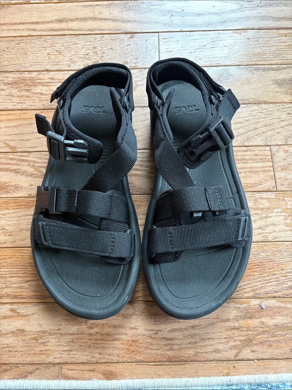 Teva Women's Black Outdoor Strappy Sandals